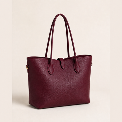 Camille Tote - Burgundy