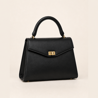 Sofia Top Handle Bag - Black